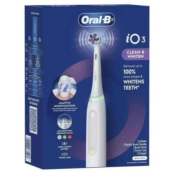 Bàn chải đánh răng Oral B Power Toothbrush iO 3 Series Clean & Whiten