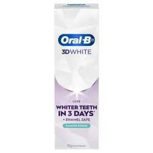 Kem đánh răng Oral B Teeth Whitening Toothpaste 3D White Luxe Diamond Strong 95g