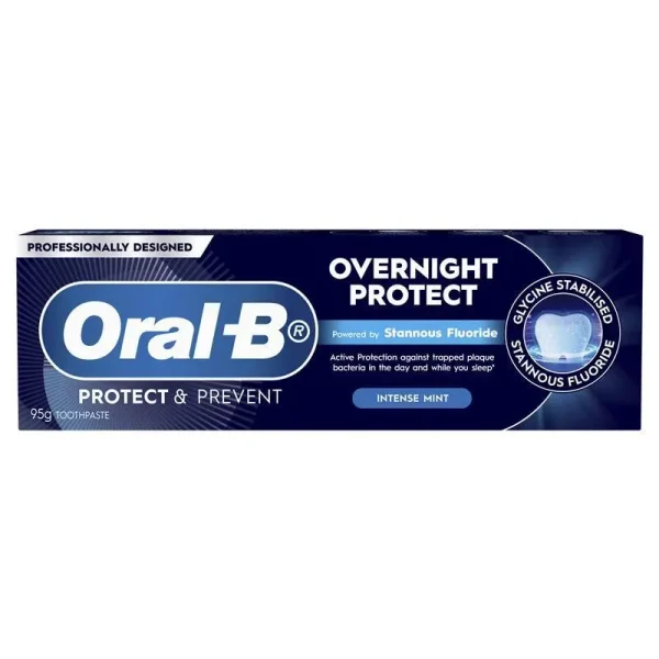 Kem đánh răng Oral B Toothpaste Overnight Protect Intense Mint 95g