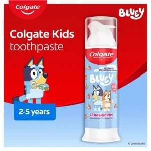 Kem đánh răng cho bé Colgate Toothpaste Kids Strawberry Pump 85g