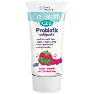 Kem đánh răng cho bé Henry Blooms Kids Probiotic Toothpaste Organic Watermelon 50g