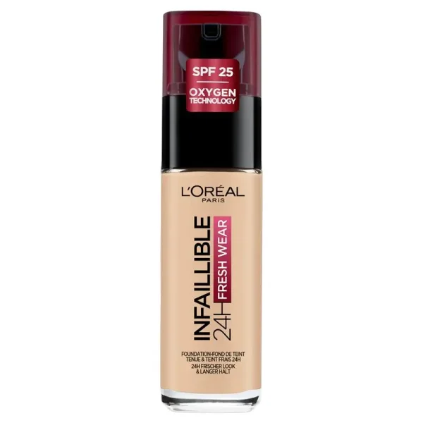 Kem nền L'Oreal Paris Infallible 24 Hour Freshwear Foundation 180 Rose Sand