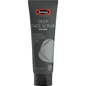 Kem tẩy tế bào chết cho nam Swisse Deep Face Scrub For Men 120ml