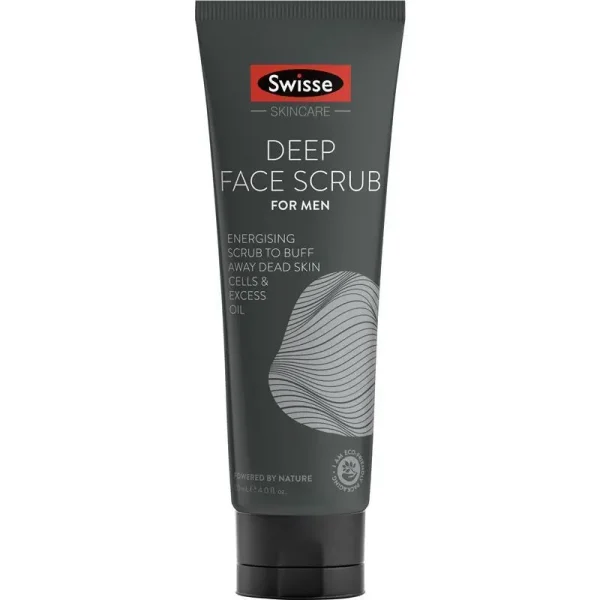 Kem tẩy tế bào chết cho nam Swisse Deep Face Scrub For Men 120ml