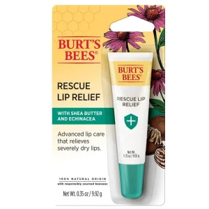 Thuốc bôi ngoài da Burts Bees Lip Balm Rescue Relief 9.92g